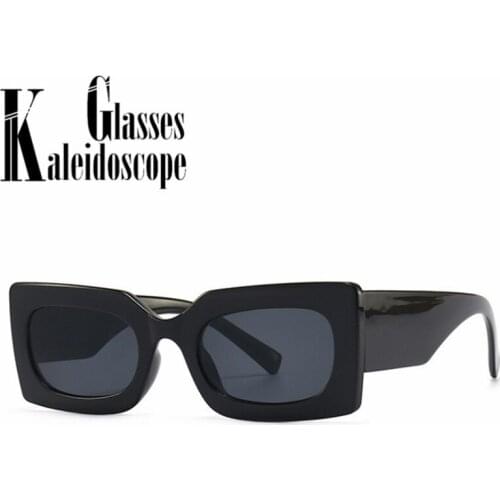 Vintage Square Sunglasses for Women Luxury Brand Designer Sun Glasses Men Black Yellow Eyewear Shades UV400 Ladies gafas de sol