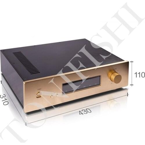 High end Customized mosmys C-2820 hifi preamplifier, support RCA and Balanced input output, reference ACCUPHASE circuit