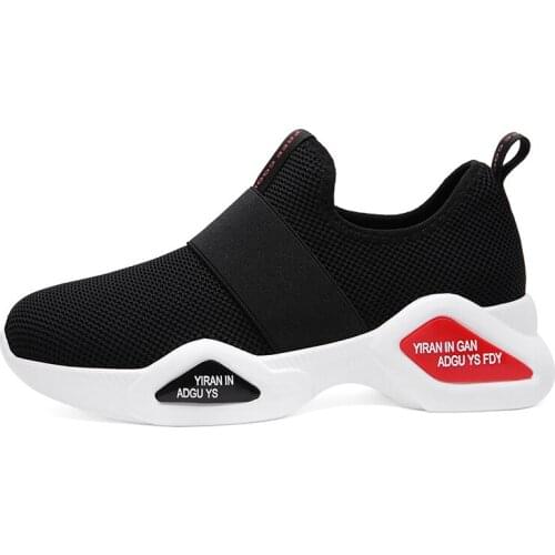 Round-Toe Flat-Heel Low-Top Shoes Elastic Band Color-Blocking Single Shoes Women Waterproof Platform WomenS Shoes