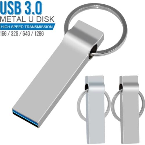 METAL USB 2.0 USB Flash drives 128GB 64GB 32GB 16GB Pen Drive External Storage Pendrive usb flash disk for PC Custom logo