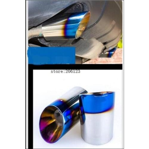 Stainless Steel Car Exhaust Tail Pipes End Pipes Car Muffler styling For Land Rover Discovery Sport Range Rover Evoque2015 2016