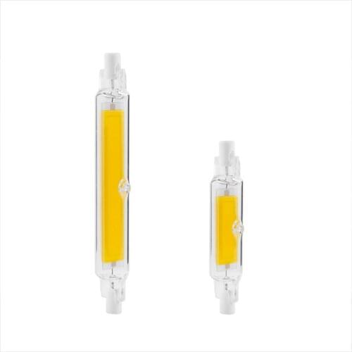 Hight Powerful LED R7S Corn Light 78mm 118mm 20W 50W AC220V R7S Spotlight COB Lamp Bulb Glass Tube Replace Halogen Lamp Light