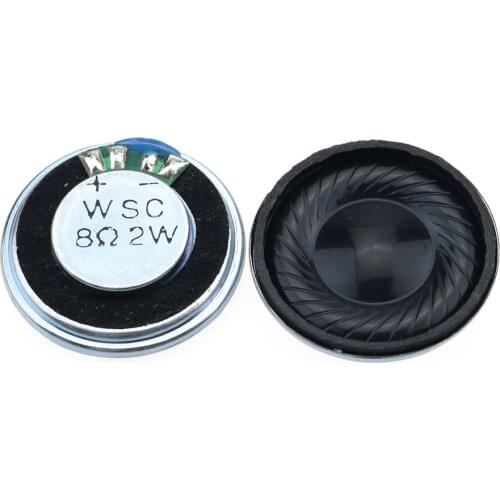 YuXi 5pcs 2W 8R Mini Speaker 8 Ohm 2 Watt Speaker Diameter 28MM 5.4CM thickness Loudspeaker For wsc Loud Speaker