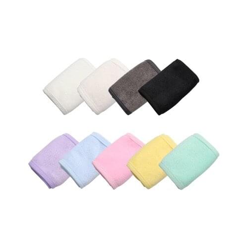 1PC Eyelash Extension Salon Headband Stretch Towel with Magic Tape Wash Face/Spa/Eye Lash Soft Hair Band Makeup Tools