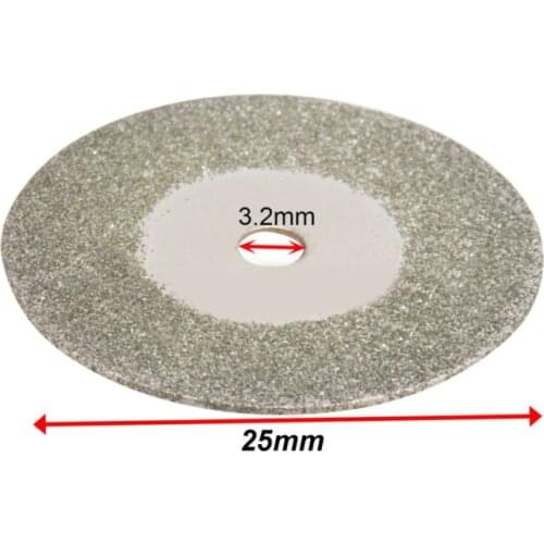 10pcs 25mm Diamond Replacemant Wheels Diamond Wheel Replacement For Tungsten Sharpener Rotary Grinding Tools Kit