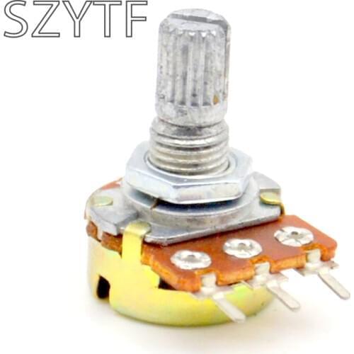 10pcs / bag WH148 single joint amplifier potentiometer 10K 20k 50k 100k 500k..... L: 15MM