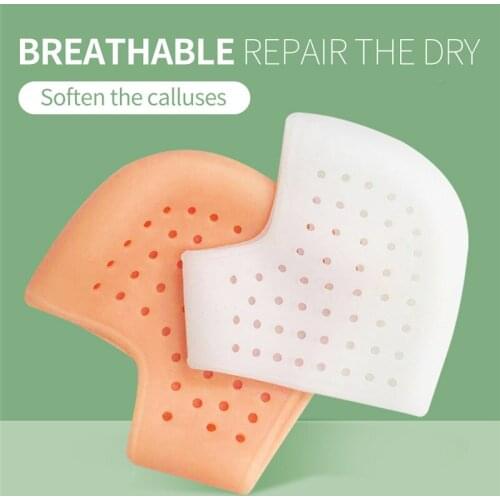 2Pcs New Silicone Feet Care Socks Moisturizing Gel Heel Thin Socks with Hole Cracked Foot Skin Care Protectors Foot Care Tool