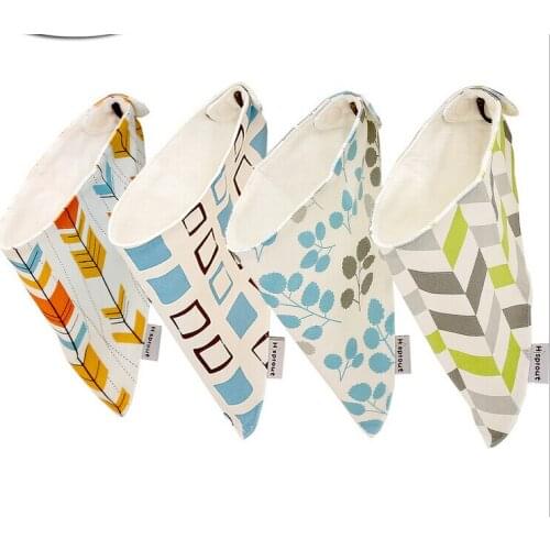 Baby Bandana Drool Bibs 2pcs/pack 100% cotton bibs