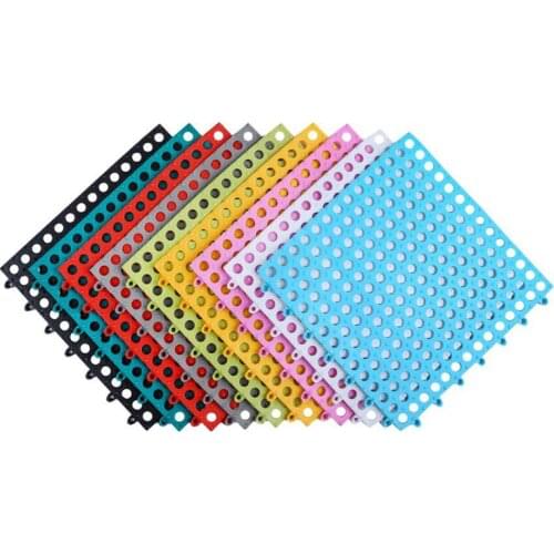 30*30cm DIY Bath Mat Kitchen Bathroom Carpet Plastic Rug Massage Bath Pad Non-slip Toilet Mat Bathroom Rug Set PVC Floor Mat
