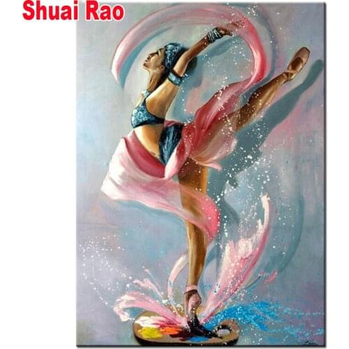 Ballet gril Diamond painting full square round 3 d diy mosaic picture diamond Embroidery sale Angel portrait home art