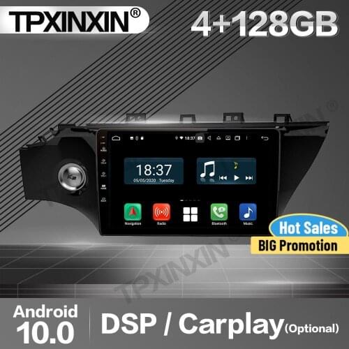 4+128G Carplay Car Radio 2 Din Stereo Receiver Android For Kia Rio 2016 2017 2018 2019 GPS Navigation Player Audio Recorder Unit
