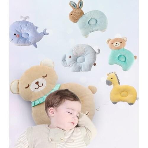 Baby Animal Pillow 1PC Nursing Pillow Shaped Grooves Help Baby Elephant Sleeping Position Cushion Prevent Flat Head Infant Sleep