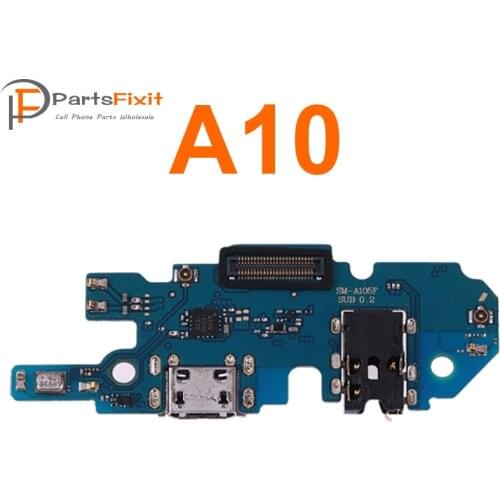 For Samsung Galaxy A10 USB Charging Dock Connector with IC Charging Port Microphone Flex Cable with IC Replacement Parts