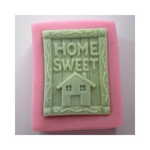 Home Sweet Craft Art Silicone Soap mold Craft Molds DIY Handmade soap molds