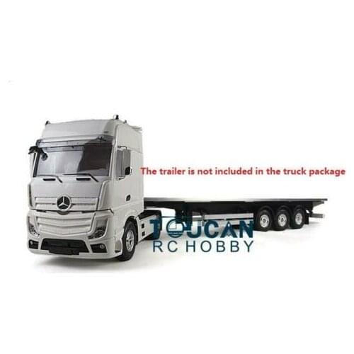 Hercules 1/14 RC 2Axles DIY Bz Tractor Truck Trailer Car KIT Model Motor TH01016-SMT4
