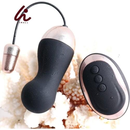 HIMALL USB Rechargeable 10 Speed Wireless Bullet Egg Vibrator Vibe Massager Beads Vibrator Adult Sex Toys for Women
