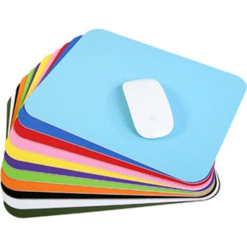 Hot Selling 7 colors Mouse Pad Gaming Mousepad Anti-slip Natural Rubber Gaming Mouse Mat drop shipping