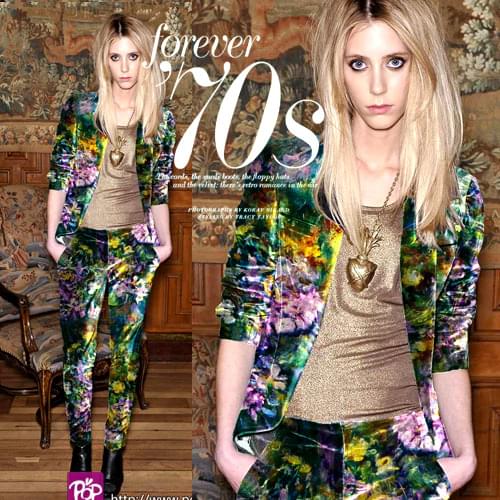 CNUM VF008 Korean Velvet Fabric/ Flower Series/ Silk Fabric 92% Rayon 8% Spandex Pleuche/Width 1.64yd 380G/M