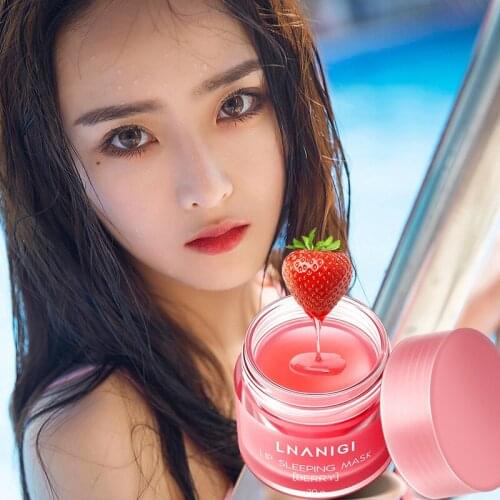 Korea Lip Sleeping Mask Night Sleep Maintenance Moistened Lip Balm Nourishing Repairing For Day And Night Lips Care TSLM1