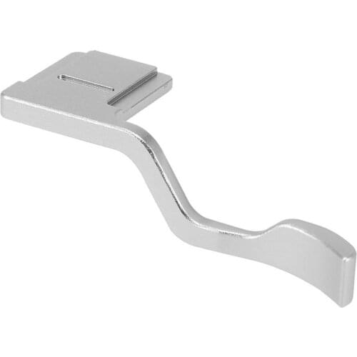 Haoge THB-XT30S Metal Hot Shoe Thumb Up Rest Hand Grip for Fujifilm Fuji X-T10 X-T20 X-T30 XT10 XT20 XT30 Camera Silver