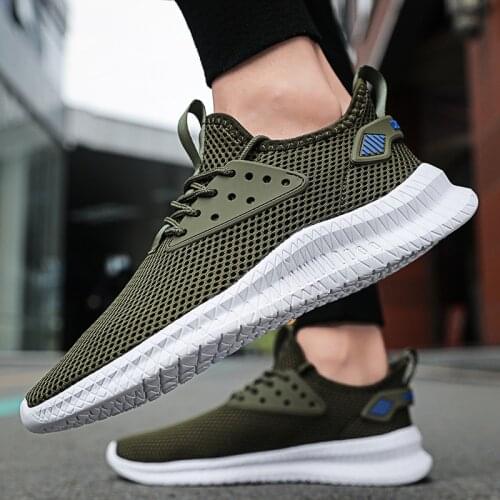 Men Casual Shoes Fashion Brand Mens Sneakers Breathable Men Shoes Unisex Mesh Shoe Sneakers For Men Plus Size Male Footwear