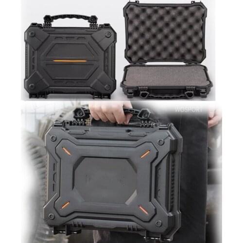 Outdoor Safety Box 32cm (12.6 inches) Handgun Piistol Case Dustproof Waterproof and Impact Resistant Tool Box
