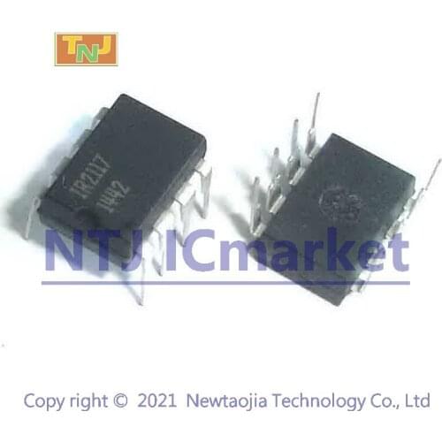 10 PCS IR2117 DIP-8 IR2117PBF SINGLE CHANNEL DRIVER IC CHIP