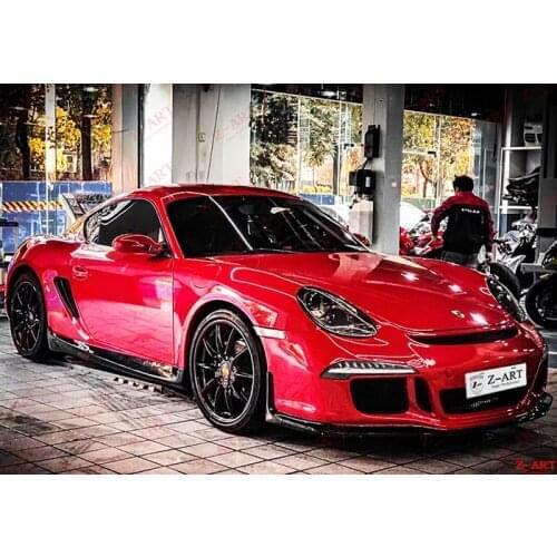 Z-ART GT3 front bumper for 987 Boxster Cayman facelift front bumper for Boxster Cayman 987 retrofit body kit
