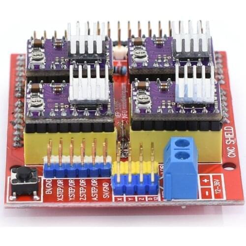 A4988 V3 Engraver Drive Shield 3D Printer CNC Drive Expansion Board for Arduino 3D Printer CNC