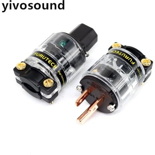 Yivosound Audio Grade DIY I.E.C Connector High Performance 15A 125V US AC power plug