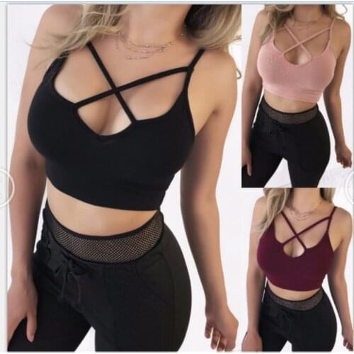 Sexy High Elastic Camisole Padded Tank Top Camisole Top