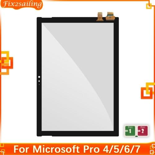 For Microsoft Surface Pro 4 1724 Pro 4 Pro 5 Pro 6 Pro 7 Touch Screen Digitizer Glass Replacement touch screen 100% Tested