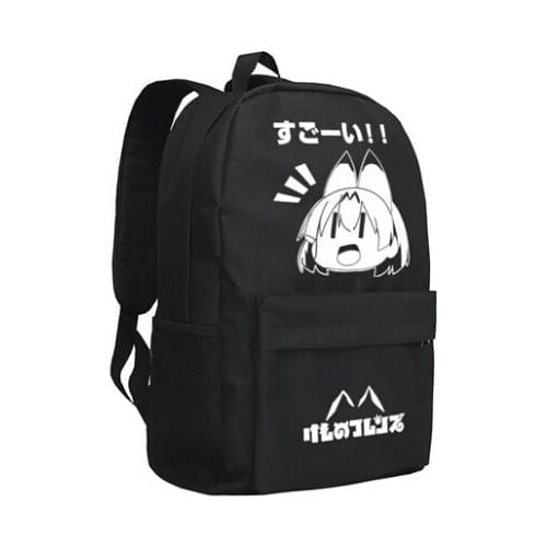 New Kemono Friends Backpack Cosplay Serval Cartoon Bag Anime Oxford Schoolbag