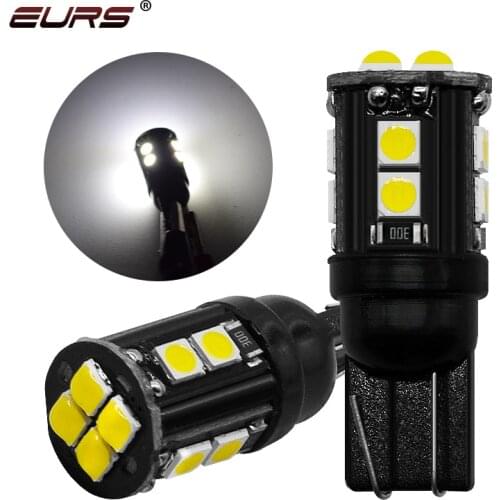 2pcs T10 Led W5W 168 194 Led Bulbs Signal Lamp Dome Reading License Plate Light Car Interior Lights Auto 12V 6000K White Red
