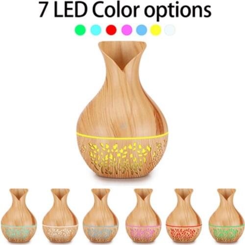 100ML Air Humidifier USB Lavender Creative Hollow Humidifier Vase Aroma Diffuser Petal Humidifier