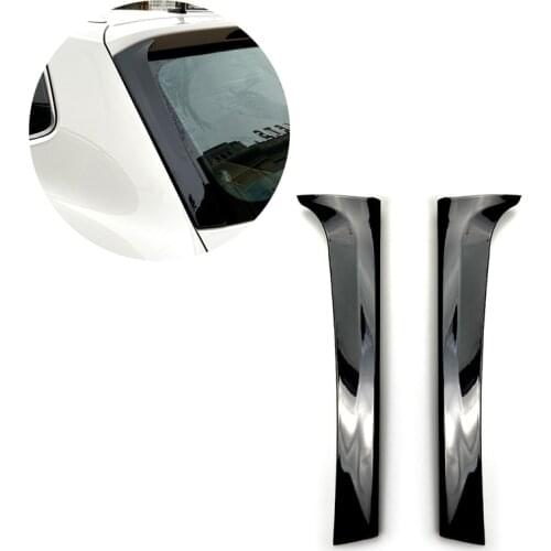 Rear Side Wing Roof Spoiler Stickers Trim Cover Gloss Black for Volkswagen Tiguan L Tiguan MK2 2017-2020 Car Tail Decoration