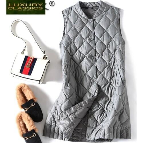 Winter Jacket Women Vest Light Down Vests Korean Jackets Women Coats Fashion Autumn Clothes Manteau Femme Hiver 2021 LW