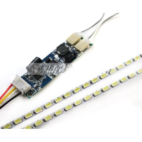 10pcsx 24 inch wide Panel 540mm Highlight Dimable LED Backlit Lamps Update Kit Adjustable Light 24'' LCD Monitor 2 LED Strips