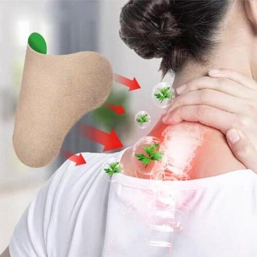 12Pcs Neck Patch Joint Cervical Spondylosis Body Pain Relief Sticker Rheumatoid Arthritis Wormwood Medical Plaster