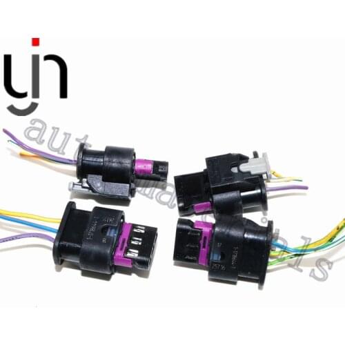 4 pcs / lot for reversing radar harness, plug with original parking sensor 1-1718644-1