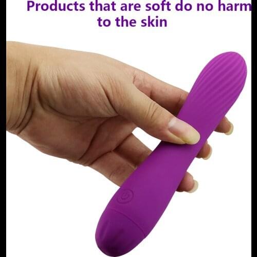 7 Frequency Rechargeable G-spot Vibrator Noiseless for Female Masturbation Massage AV Stick Sex Toys for Women