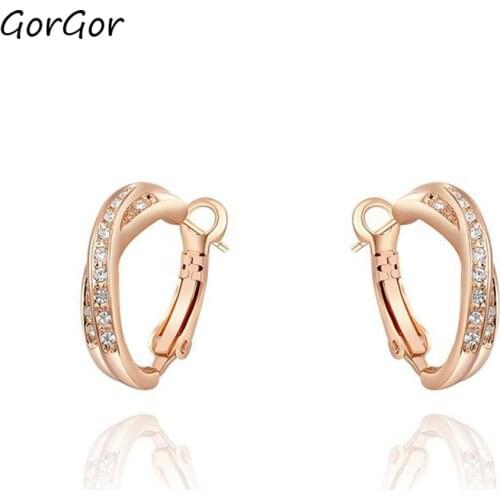 BABABIYA.GORGOR Women's Gold Earrings