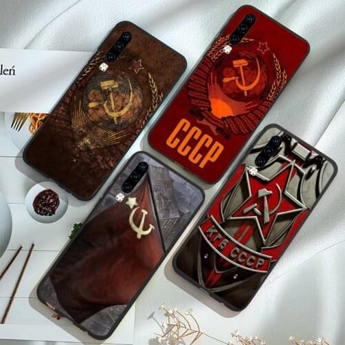 Soviet Union USSR Flag Phone Case For Huawei honor Mate P 9 10 20 30 40 Pro 10i 7 8 a x Lite nova 5t