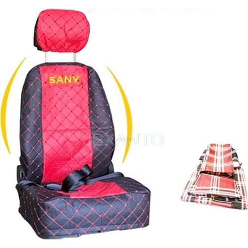 Excavator seat cover cab seat cover seat cushion excavator parts For SANY SY55/65/75/95/135/215/235-8/-9