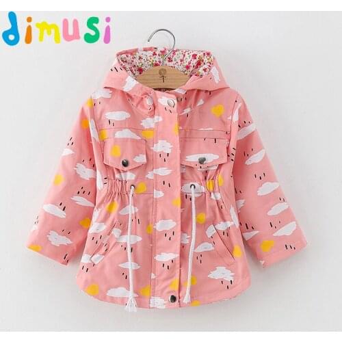 DIMUSI Girls' Windbreakers