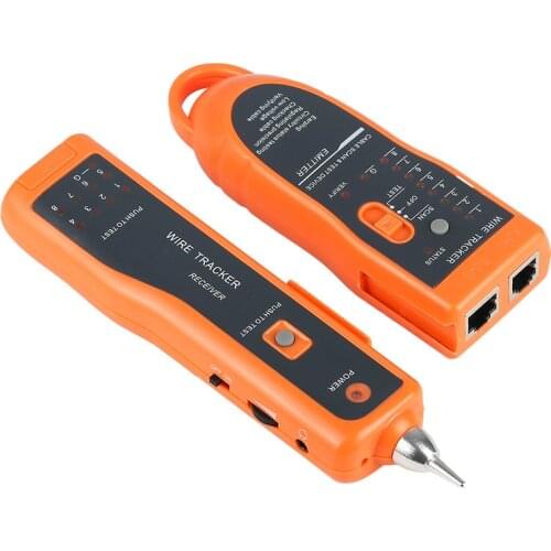Hot Sale RJ11 RJ45 Cat5 Cat6 Telephone Wire Tracker Tracer Toner Ethernet LAN Network Cable Tester Detector Line Finder
