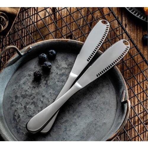 Jaswehome 5pcs/lot Stainless Steel Butter Knife Cheese Butter Jam Spatula Dessert Spreaders Cream Knife Breakfast Tool