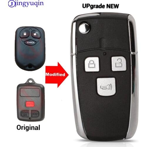 Jingyuqin 10ps 3b Modified Flip Folding Remote Key Shell For Toyota Corolla Shell Car Case Cover