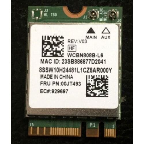 Adapter Card for lenovo YOGA 710-15ISK Wireless WiFi NGFF Card Module BCM94350ZAE 00JT493 5.15-5.35Ghz