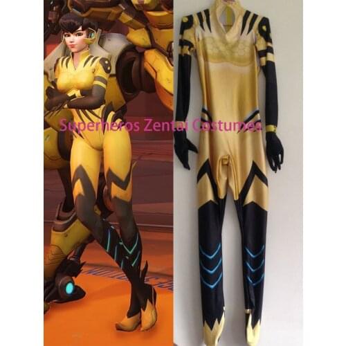 D.VA B.VA Costume 3D Print dva bva SKIN Zentai Bodysuit Female/Women/Girls/Lady Catsuit Custom Halloween Cosplay Spandex Suit